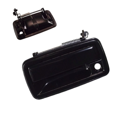 Maçaneta Externa - Chevrolet S10 / Blazer 1995/2005 - Sem Chave / Preto Fosco / Dianteira / Esquerdo