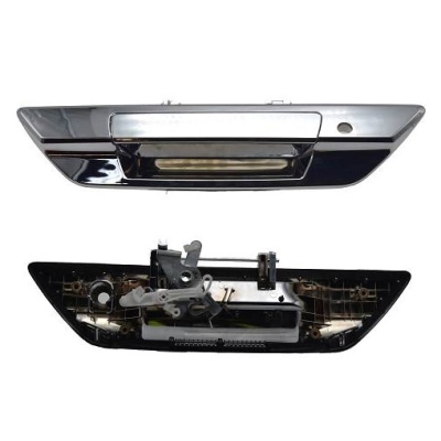 Maçaneta Externa Tampa Caçamba Hilux 2016 A 2020 Com Furo Sem Chave Cromada