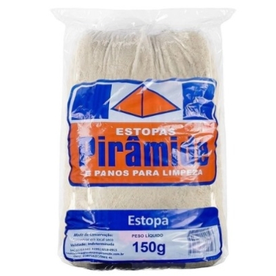 Estopa Branca Limpeza Polimento 150g