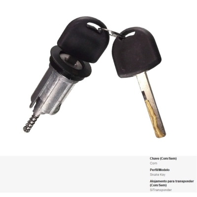 Cilindro De Ignição - Chevrolet Vectra 1993/2005 / Omega 1992/1998 / Calibra 1992/1995 - Com Chave