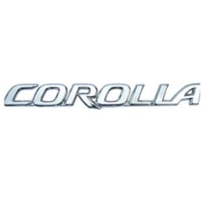 Emblema 'COROLLA' - Toyota Corolla 2003/2008 - Cromado