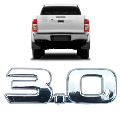 Emblema '3.0' - Toyota Hilux 2005/2015 - Cromado