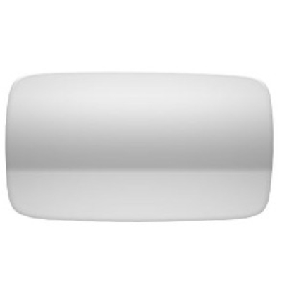 Lente Do Retrovisor Sem Base Fiat Uno/ Prêmio 1985 A 1988 Prata Metalizado Pequeno Lado Direito