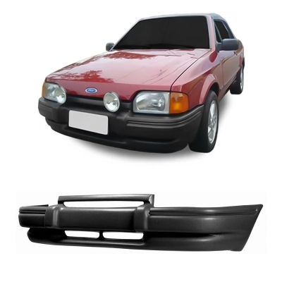 Parachoque - Ford Escort XR3 1987/1992 - Dianteiro / Preto / Texturizado / Com Espuma