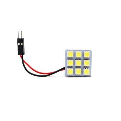 Placa De Led Salão Com 09 Leds Branco 5050 - (Com 3 Adaptadores).