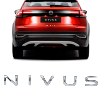 Emblema 'NIVUS' - Volkswagen Nivus 2020/2023 - Cromado