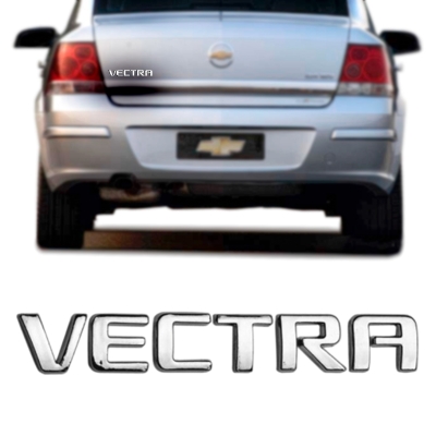 Emblema 'VECTRA' - Chevrolet Vectra 2007/2011 - Cromado