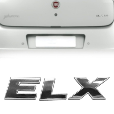 Emblema 'ELX' - Família Fiat 2010/2012 - Cromado