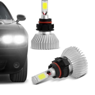 Lâmpada Super Led Tiger Auto H16 12/24v 6000k 2200 Lumens Kit
