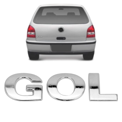 Emblema 'GOL' - Volkswagen Gol G3 2000/2005 - Cromado