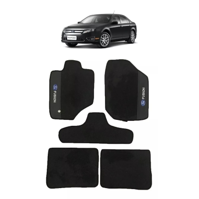 Tapete Personalizado Ford Fusion 2010/2012 - Preto