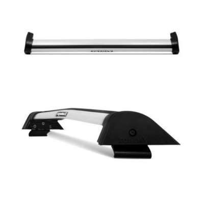 Rack De Teto Volkswagen Fox 2004 A 2014 2 Portas Wave Alumínio Prata