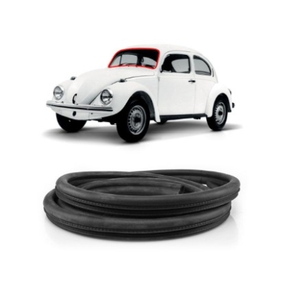 Borracha Para-brisa Fusca Sem Friso