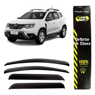 Calha De Chuva Para Renault Duster 2020/2021 - 4 Portas