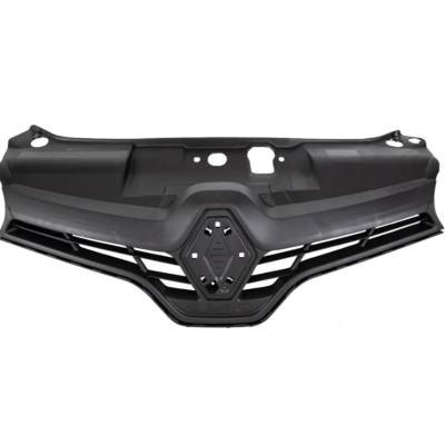 Grade Frontal Do Radiador Renault Clio 2013 A 2016 Preto Modelo Original Retrovex Fipparts