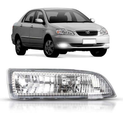 Farol Auxiliar Lente Lisa | Toyota Corolla, Filder 2003/2007 - Lado Direito