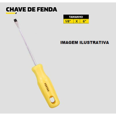 Chave Fenda - 1/8x6