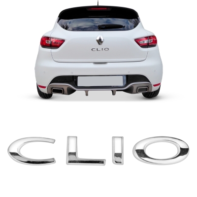 Emblema 'CLIO' - Renault Clio 2013/2017 - Cromado