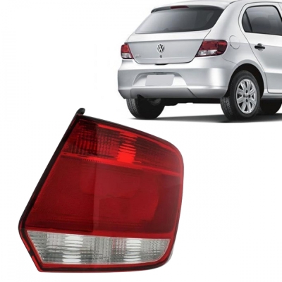 Lanterna Traseira Do Vw Gol G6 2012/2016 Modelo Cibié / Arteb Plástico Bicolor (Vermelha / Cristal) | Lado Direito.