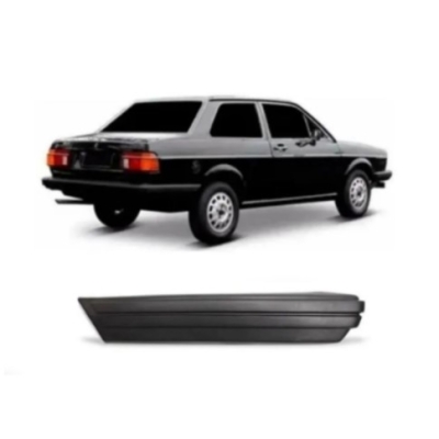 Ponteira Para-Choque Traseira Voyage 1984 A 1986 Lado Direita Cinza