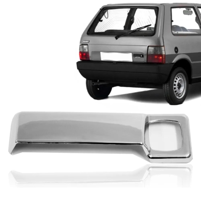 Capa Maçaneta Externa - Fiat Uno 1994/2000 - Cromado / Tampa Traseira (Porta Malas)