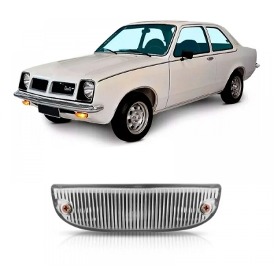 Lente Da Lanterna Dianteira Gm Chevette 1974/1982 | Plástico Cristal.