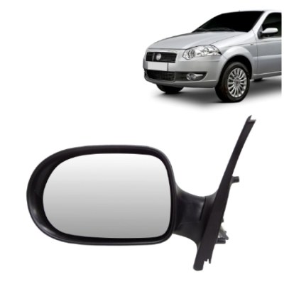 Retrovisor Externo Fiat Palio Attractive/ Essence 11/12 2 Portas Controle Eletrico Lado Esquerdo