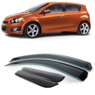 Calha De Chuva Para Chevrolet Sonic Hatch - 4 Portas