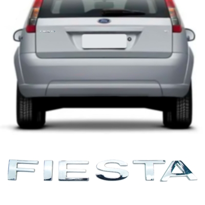 Emblema 'FIESTA' - Ford Fiesta 2003/2014 - Cromado