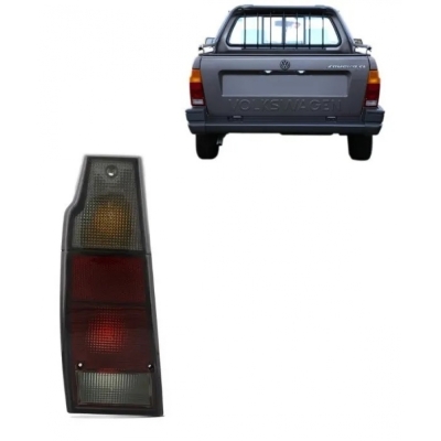 Lanterna Traseira Vw Saveiro / Parati 1983/1997 Plástico Fumê (Polimatic) | Lado Esquerdo.