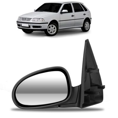 Retrovisor Externo - Volkswagen Gol Bola / Parati 1995/1999 (G2) - Duas Portas / Sem Controle / Esquerdo (Motorista)