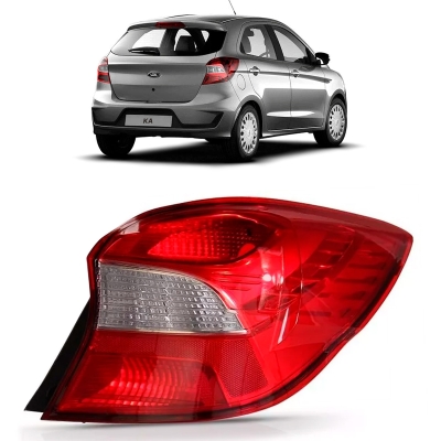 Lanterna Traseira - Ford KA Hatch 2019/2022 - Acrilica / Bicolor / Direito