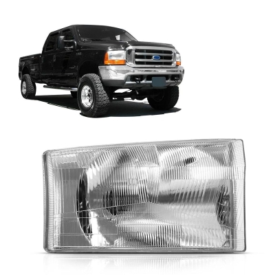 Farol (Modelo Cibie) | Ford F250/ F350/ F4000 1999/2008 - Lado Direito