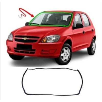 Guarnição Para-Brisa Celta 2000 A 2015 Corsa 1994 A 2012 Prisma 2006 A 2012