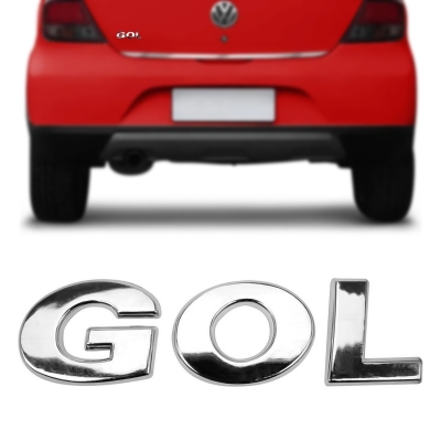 Emblema 'GOL' - Volkswagen Gol (G5) 2009/2012 - Cromado