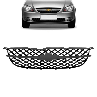 Grade Frontal Do Radiador - Chevrolet Corsa Classic 2010/2016 - Preta / Modelo Original