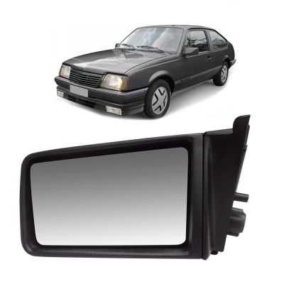 Retrovisor Externo - Chevrolet Monza 1985/1990 - Duas Portas e Quatro Portas / Sem Controle / Esquerdo (Motorista)