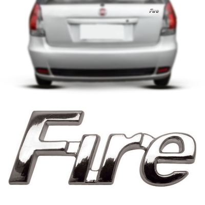 Emblema 'Fire' - Família Fiat 2000/2016 - Cromado