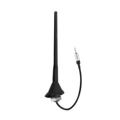 Antena de Teto Traseira - Gm Corsa, Classic, Celta, Astra 1994/2011 - Sem Esguincho, Haste Mega Flex Removível - (Cabo De 25Cm Conector Plug Din) - 20CM