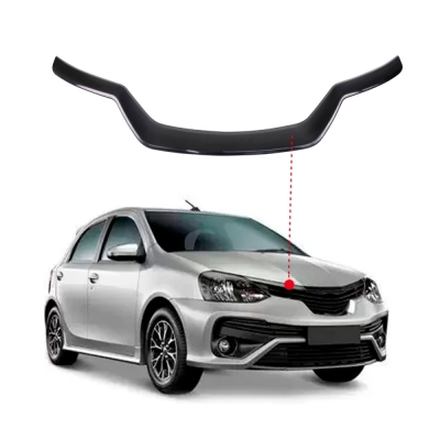 Friso Da Grade Frontal Do Radiador - Toyota Etios 2018/2019 - Preta