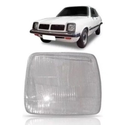 Lente Farol Chevette 1980 A 1982 Lado Esquerdo Quadrado