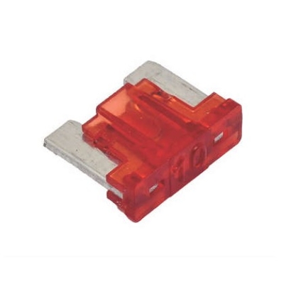 Fusível Lâmina - Uso Universal - Curto / Mini Elemento / 10 Ampères - (Vermelho) - (Unidade).