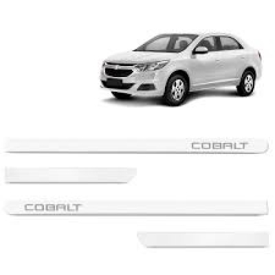 Friso Lateral GM Cobalt 2013/2023 - Modelo Personalizado - Branco Summit, Auto Colante - 4 Portas - (Jogo 4 Peças)