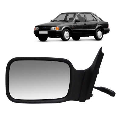 Retrovisor Externo - Ford Escort 1987/1992 / Escort Hobby 1987/1990 / Verona 1989/1993 - Com Controle / Esquerdo (Motorista)