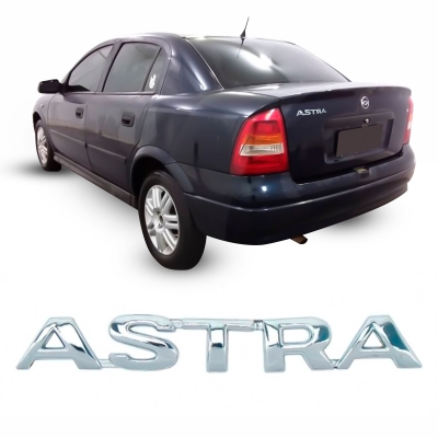 Emblema 'ASTRA' - Chevrolet Astra 1998/2002 - Cromado