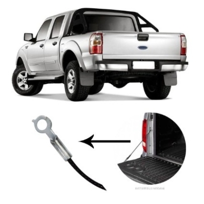 Cabo De Aço Da Tampa Traseira Ford Courier 1997 A 2013 Todos Lado Direito