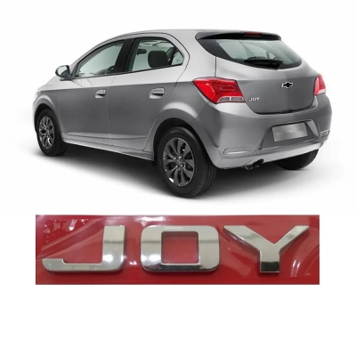 Emblema 'JOY' - Chevrolet Onix 2020/2022 - Cromado