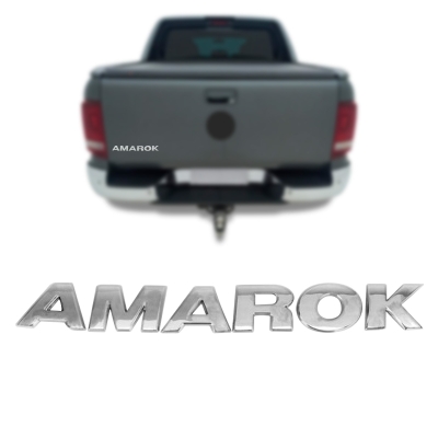 Emblema 'AMAROK' - Volkswagen Amarok 2012/2022 - Cromado