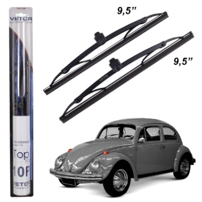 Palheta Convencional Dianteira 9,5' Vw Fusca Parafuso Par 240mm