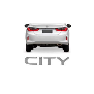 Emblema 'CITY' - Honda City 2022/2023 - Cromado